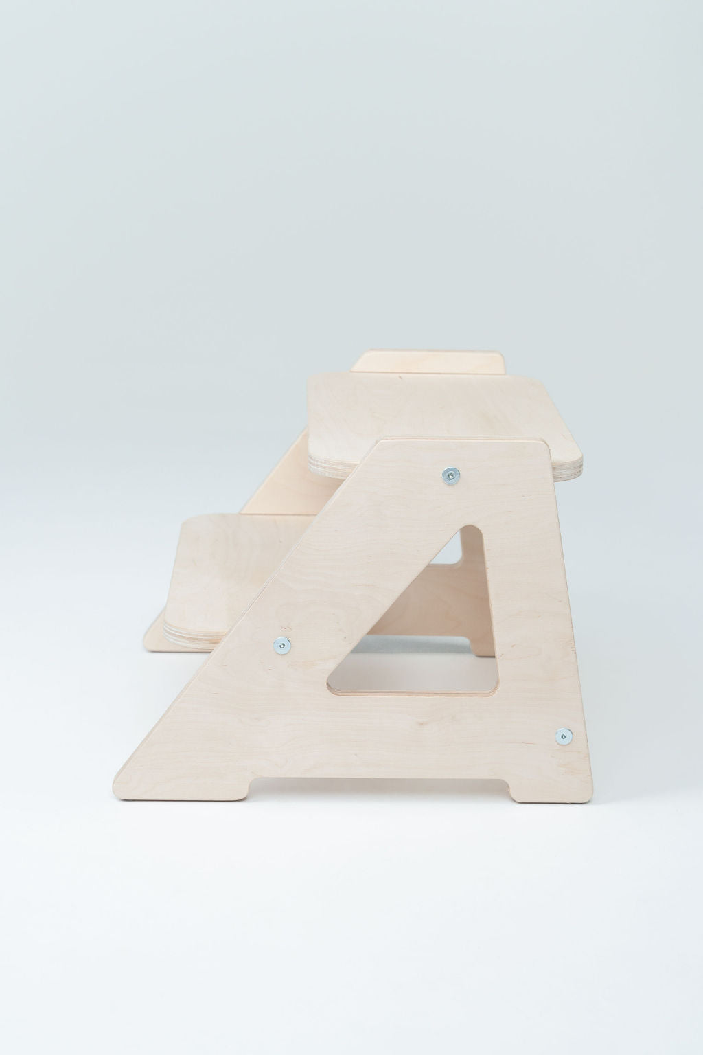 Montessori trikampis laiptelis vaikams natūralus