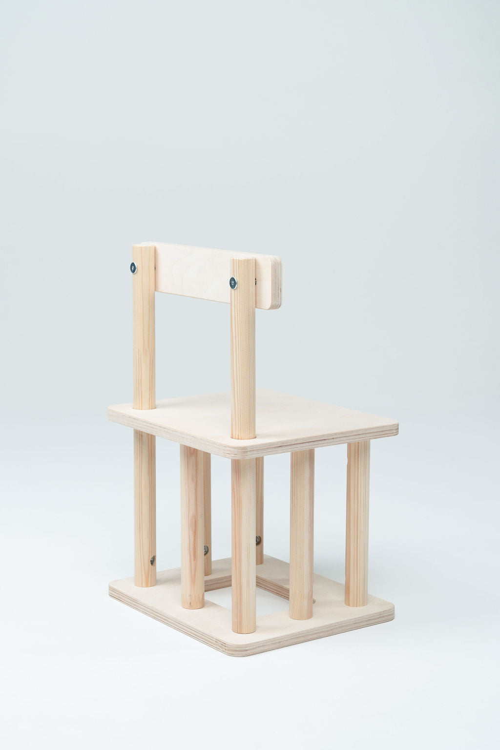 Montessori kėdė kvadratinė prie stalo vaikų kambarys